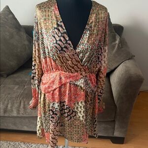 NWOT Zara (bought in Spain) Chic Women's Multicolor Dress